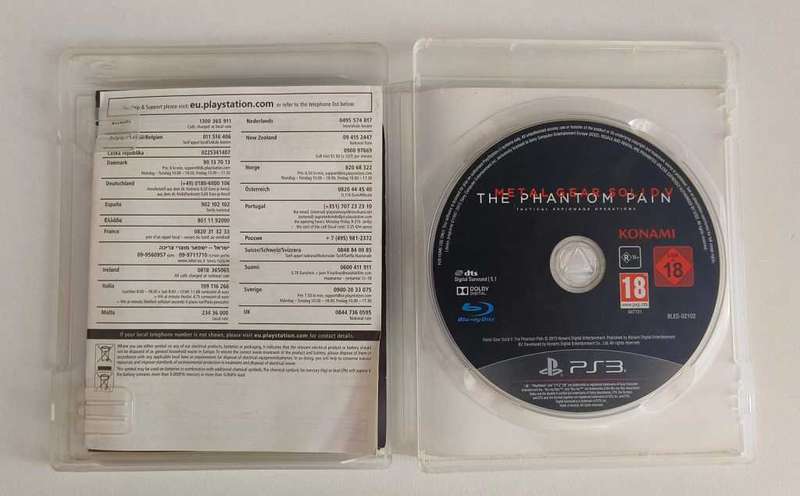 PS3 GAMES METAL GEAR SOLIDV THE PHATOM PIAN PS3 PLAYSTATION 3 GAMES