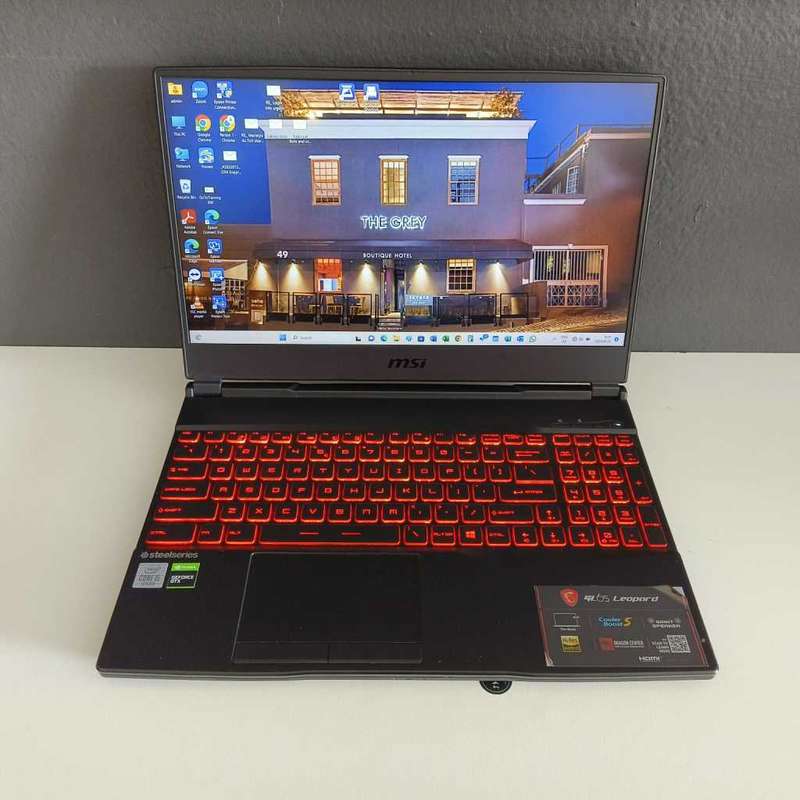 Core i5 10th gen MSI GL65 Leopard, 8g RAM, 512 SSD, GeForce GTX Graphics, 1y wnty, free bag