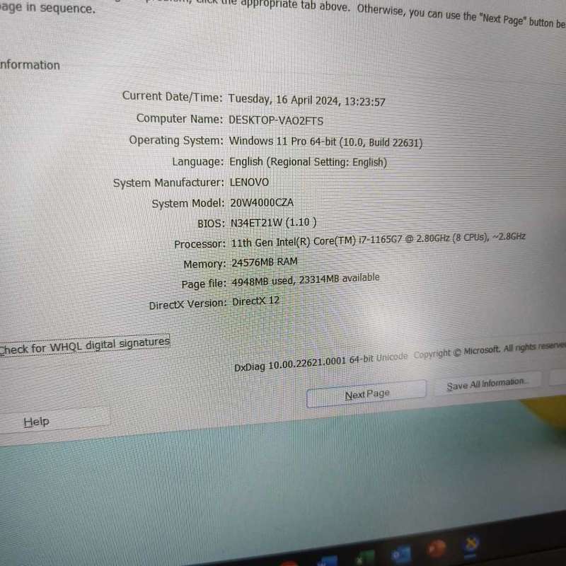 Core i7 11th Gen Lenovo ThinkPad T15, 24G RAM, 512GB NVMe, 2Y wnty, Free Bag, UNBOXED New
