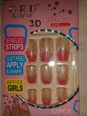 Office Girls - Jeweled tips (set of four)