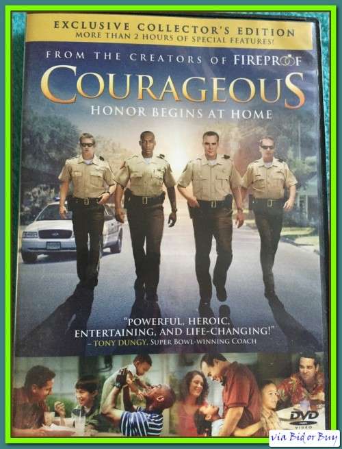 COURAGEOUS (FROM CREATORS OF FIREPROOF) - watched once