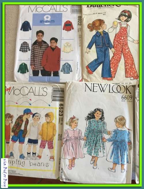 JOB LOT D: 15 KIDDIES PATTERNS UNCHECKED