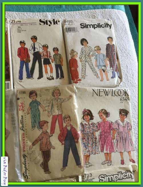 JOB LOT D: 15 KIDDIES PATTERNS UNCHECKED