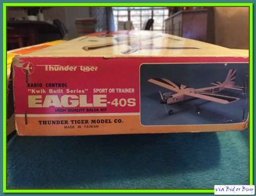 INCOMPLETE PROECT....EAGLE-40S RADIO CONTROLLED AEROPLANE (TAIWAN)