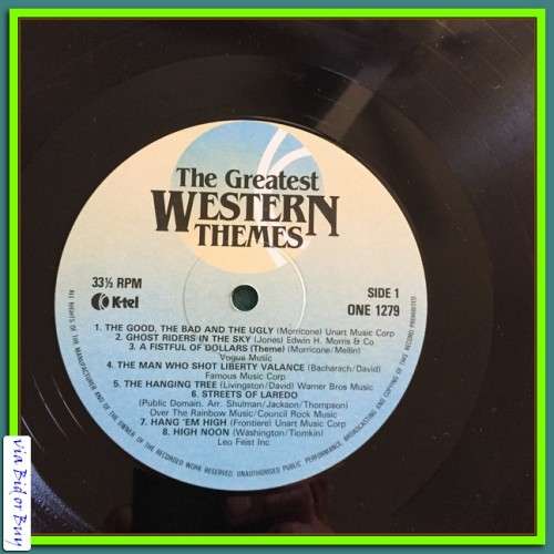 LP - THE GREATEST WESTERN THEMES (1984)