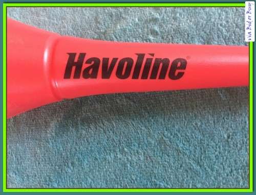 VUVUZELA FOR SALE - 62CM (RED BRANDED ENGEN, HAVOLINE) N.O.S