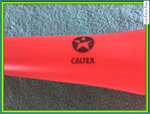 VUVUZELA FOR SALE - 62CM (RED BRANDED ENGEN, HAVOLINE) N.O.S