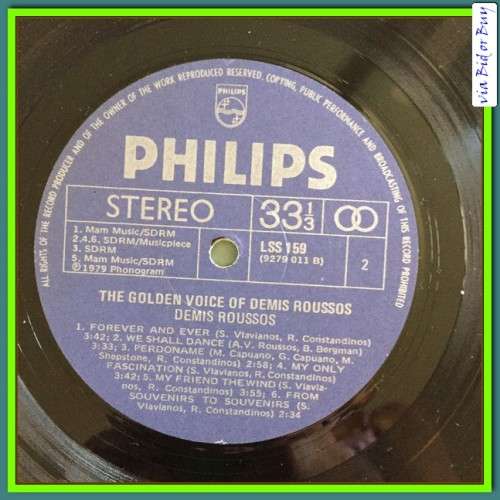 LP - DEMIS ROUSSOS: THE GOLDEN VOICE OF DEMIS ROUSSOS