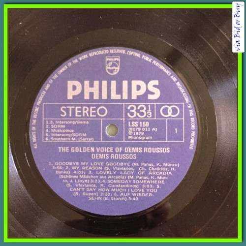 LP - DEMIS ROUSSOS: THE GOLDEN VOICE OF DEMIS ROUSSOS