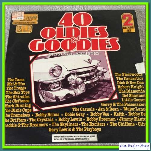 LP - DOUBLE 40 OLDIES BUT GOODIES