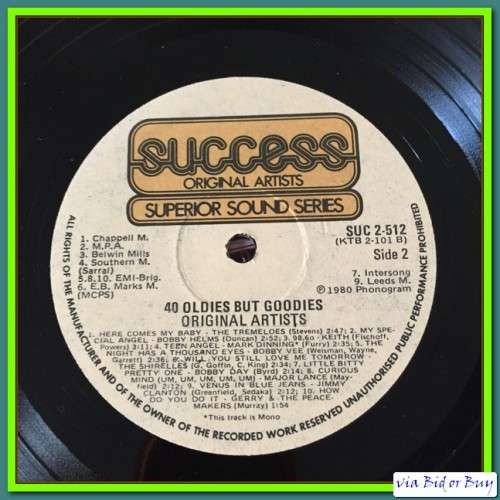 LP - DOUBLE 40 OLDIES BUT GOODIES