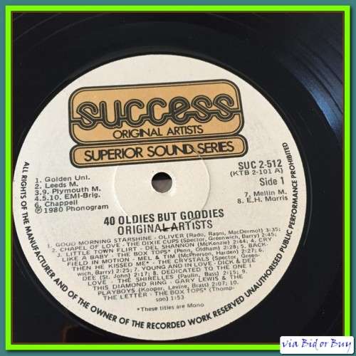 LP - DOUBLE 40 OLDIES BUT GOODIES