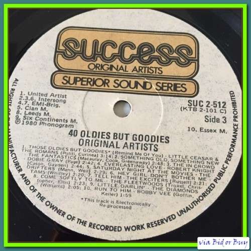 LP - DOUBLE 40 OLDIES BUT GOODIES