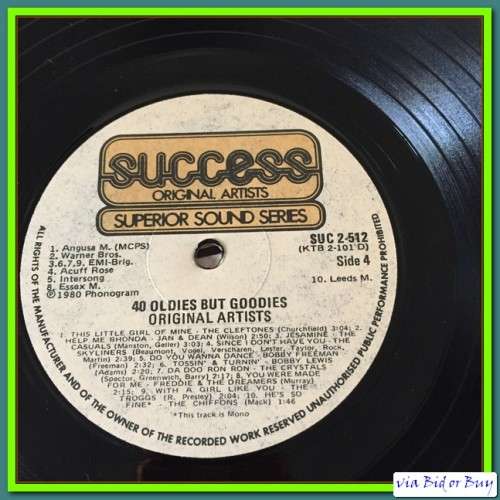LP - DOUBLE 40 OLDIES BUT GOODIES