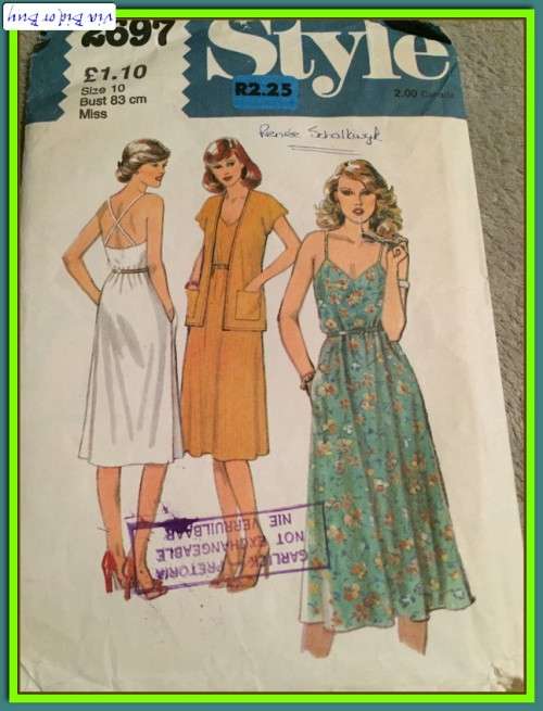PATTERN STYLE 2697 - JACKET AND DRESS (SIZE 8-16)