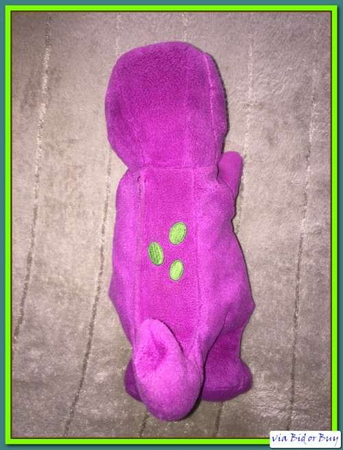 2003 MATTEL BARNEY THE DINOSAUR (ELECTRONIC CAN TALK) IN WORKING CONDITION