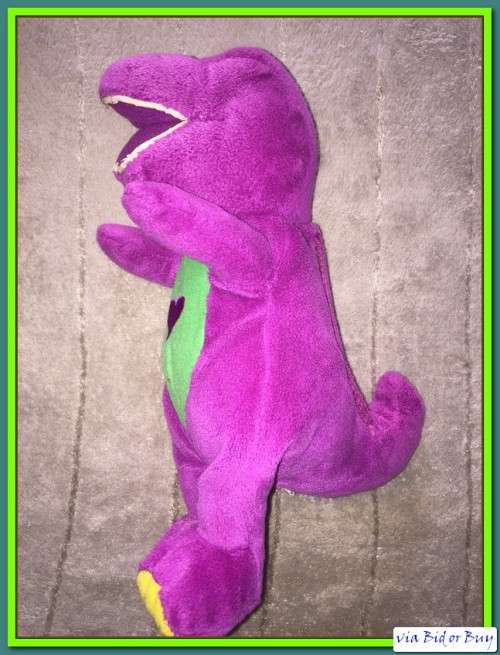 2003 MATTEL BARNEY THE DINOSAUR (ELECTRONIC CAN TALK) IN WORKING CONDITION