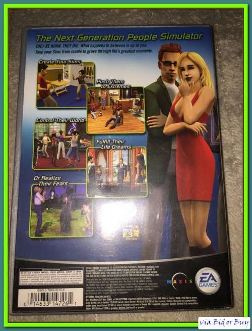 PC GAME - THE SIMS 2 SERIAL KEY AND BOOKLET INCL