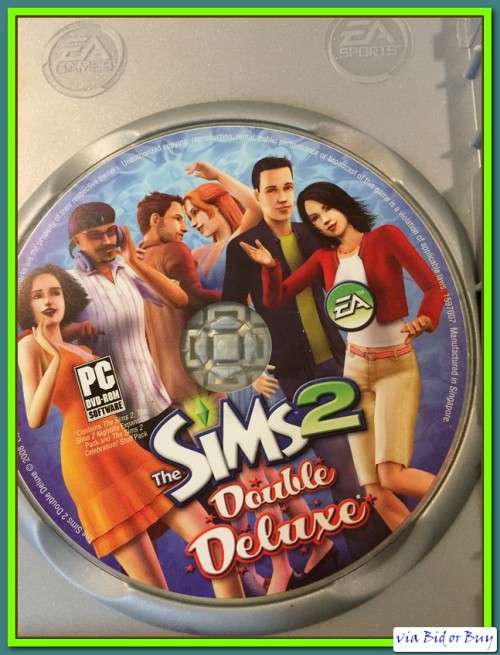 PC DVD SIMS 2 DOUBLE DELUXE (3 GAMES INCL, BOOKLET AND SERIAL KEY INCL)