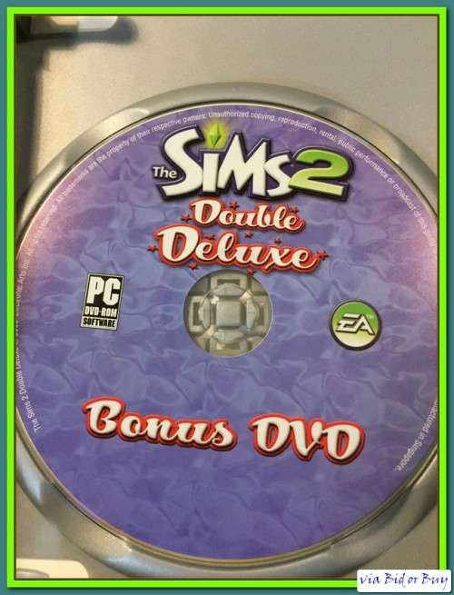 PC DVD SIMS 2 DOUBLE DELUXE (3 GAMES INCL, BOOKLET AND SERIAL KEY INCL)