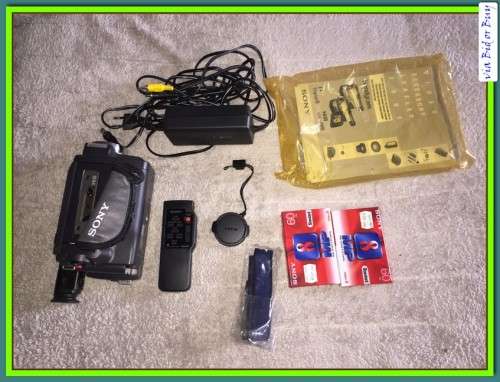 SONY HANDYCAM VISION CCD-TRV78E PAL 8MM ANALOG CAMCODER IN WORKING CONDITION