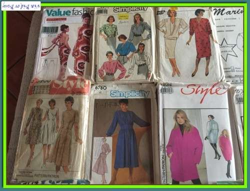 SEWING PATTERNS BATCH A - AS PER PICS 18 PATTERNS