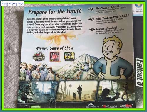 PC DVD - FALLOUT 3 (NO BOOKLET, SERIAL KEY INCLUDED)