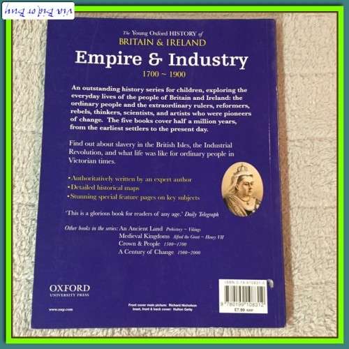 BOOK SOFT COVER - EMPIRE & INDUSTRY 1700 - 1900 THE YOUNG OXFORD HISTORY BRITAIN & IRELAND