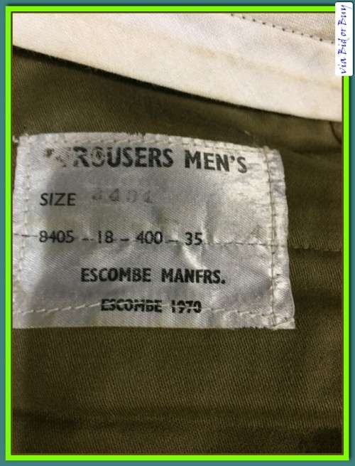 SADF STEPOUT PANTS SIZE 34 INCH WAIST, 1979