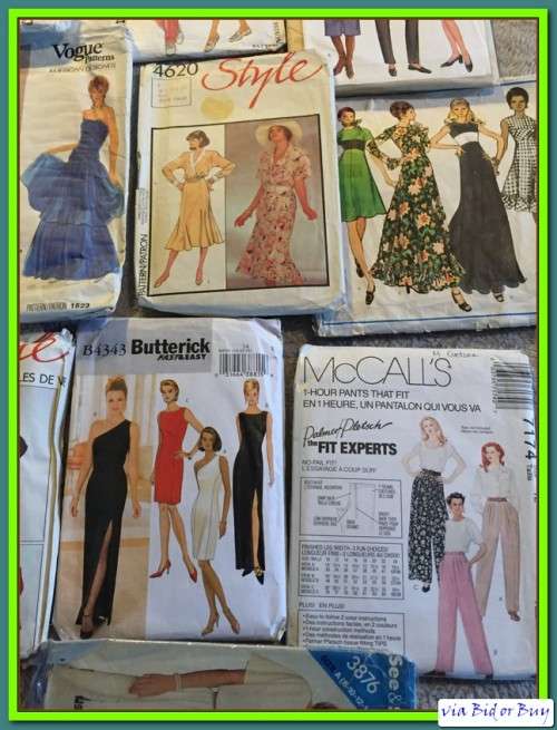PATTERNS - JOBLOT F - 18 VARIOUS PATTERNS ( AS PER PICS)