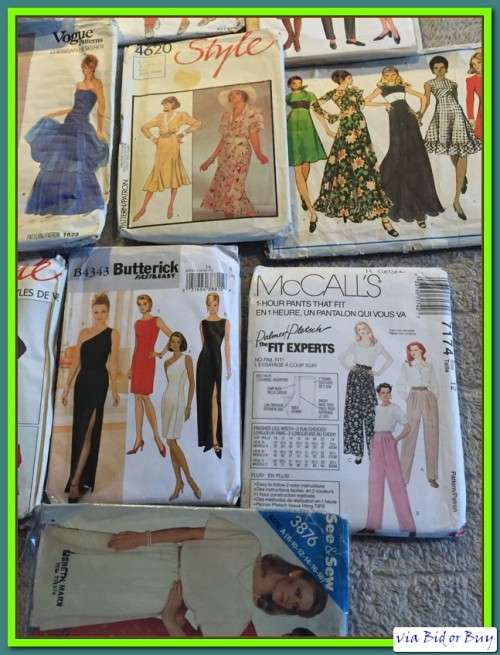PATTERNS - JOBLOT F - 18 VARIOUS PATTERNS ( AS PER PICS)