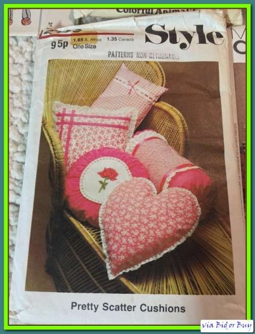 JOBLOT PATTERNS: 5 PATTERNS SEWING CRAFTS