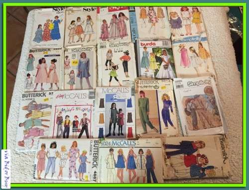 PATTERN JOBLOT: 15 KIDDIES PATTERNS