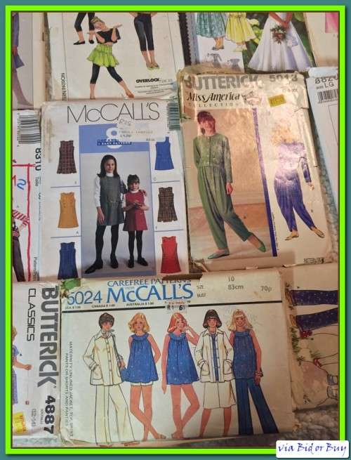 PATTERN JOBLOT: 15 KIDDIES PATTERNS