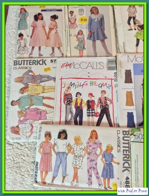 PATTERN JOBLOT: 15 KIDDIES PATTERNS