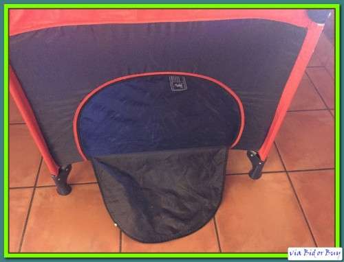 MACKOGO PORTABLE FOLD-UP COT (NAVY/RED/WHITE)