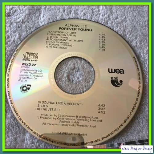 CD - ALPHAVILLE: FOREVER YOUNG