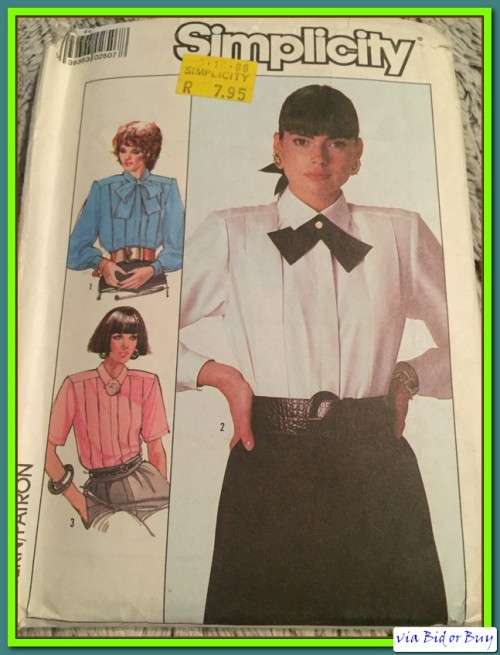 PATTERN SIMPLICITY 8237 - BLOUSE (SIZE 16, 6-16)