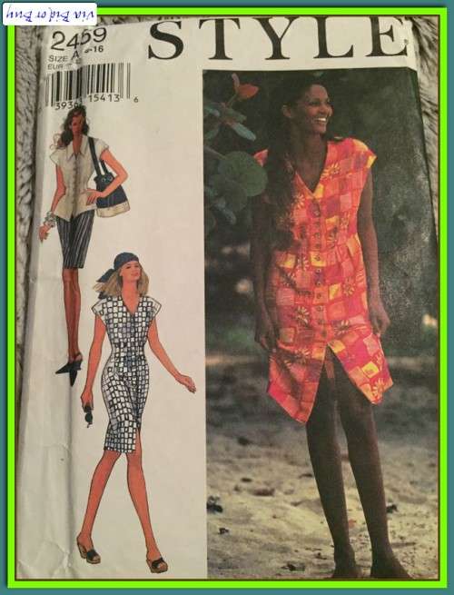 PATTERN STYLE 2459 - DRESS/TOP/SKIRT (UNUSED)(SIZE 6-16)
