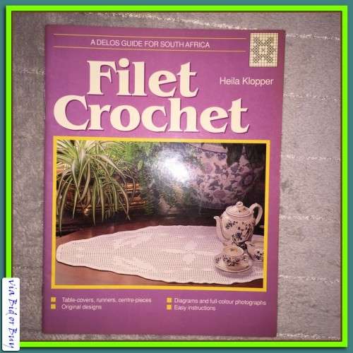 CROCHET: 3 BOOKS - FLORAL DOILIES, CREATIVE CROCHET, FILET CROCHET