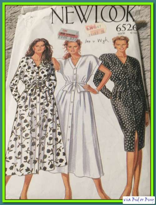 PATTERN NEW LOOK 6526 - DRESS (SIZE 6-18)