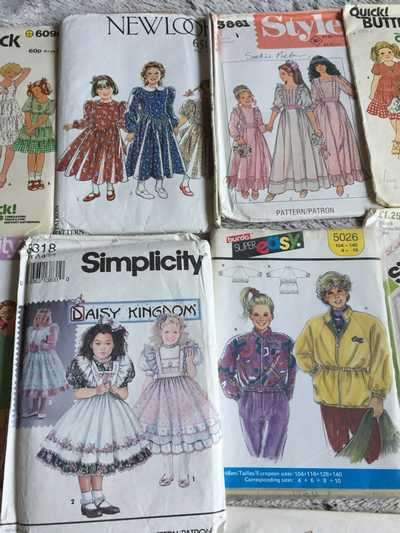 PATTERNS KID JOBLOTS B: 14 KIDDIES PATTERNS