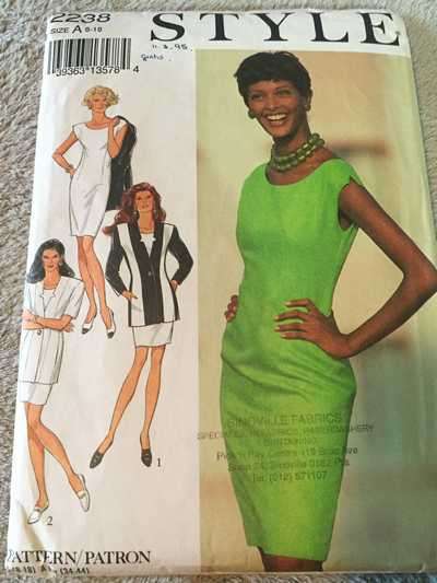 PATTERN STYLE 2238 - JACKET & DRESS (SIZE 8-18)