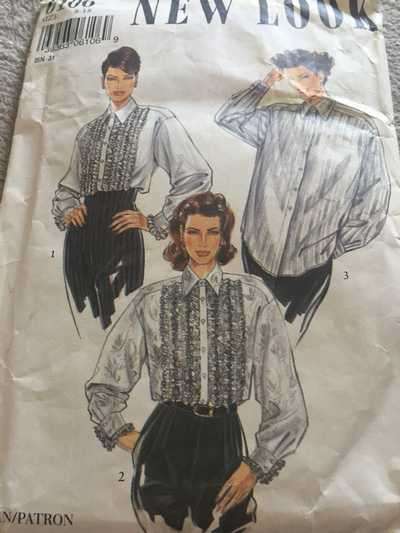PATTERN NEW LOOK 6106 - BLOUSE (SIZE 8-18)