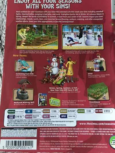 PC - THE SIMS 2 SEASONS EXPANSION PACK