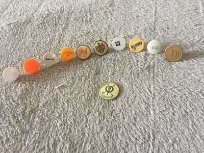 GOLF BALL MARKERS VARIOUS