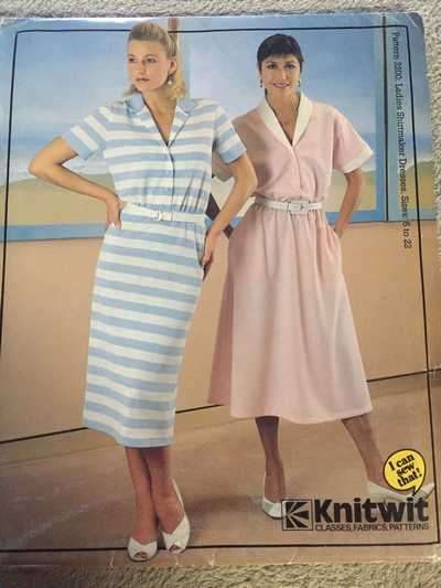 PATTERN KNITWIT 3200 (UNUSED) - SHIRTMAKER DRESSES (SIZE 6-22)