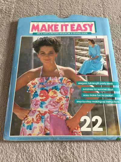 PATTERN MAKE IT EASY NR 22 DRESS (SIZE 8-16)