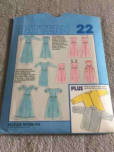 PATTERN MAKE IT EASY NR 22 DRESS (SIZE 8-16)