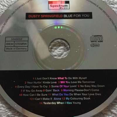 CD - DUSTY SPRINGFIELD: BLUE FOR YOU